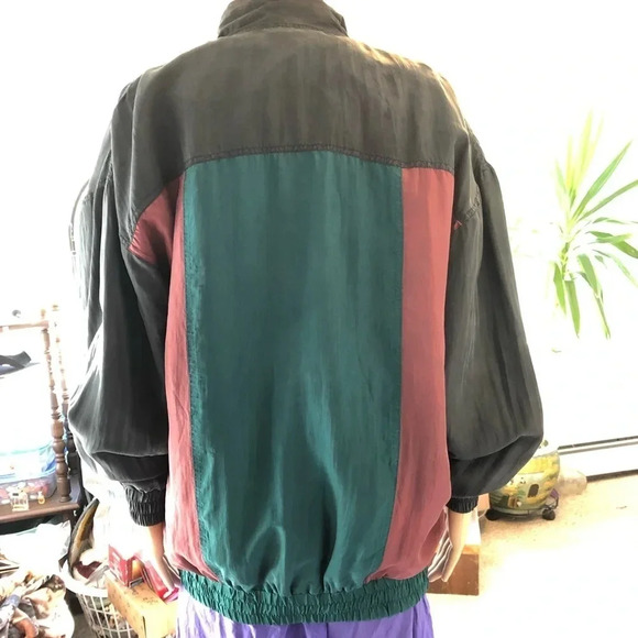 Silk trail by Robert Stock 100% Silk Jacket - Picture 3 of 6